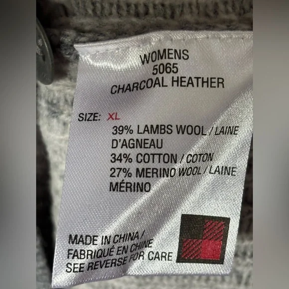 NWT Woolrich XL Fairisle Knit Henley Wool Blend Sweater Dress - Picture 3 of 7